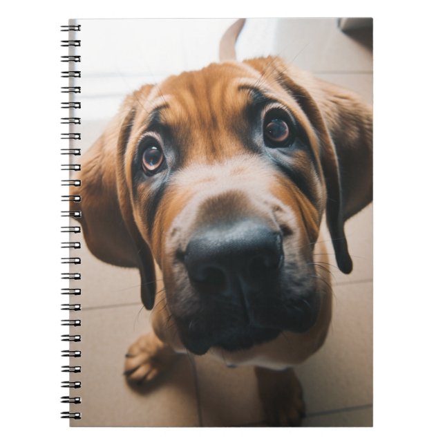 Cute Hund Anteckningsbok (Framsidan)