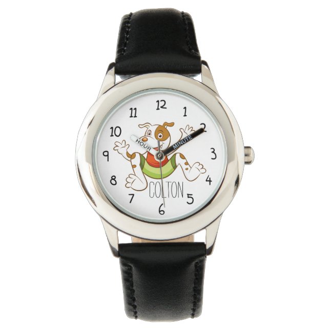 Cute Hund Armbandsur (Framsida)