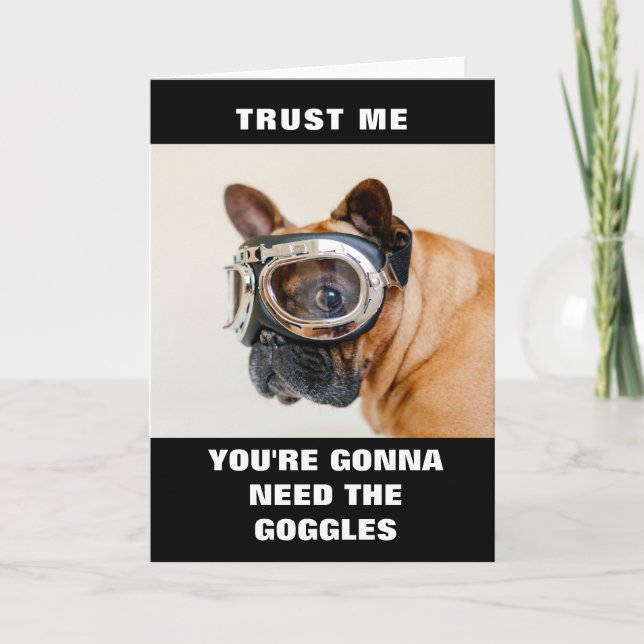 Cute Hund-årsdag/Pension/Gratulerart kort (Framsida)