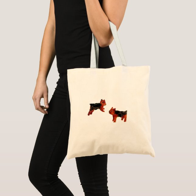 Cute Hund Art Terrier Hundar Tygkasse (Framsida (produkt))