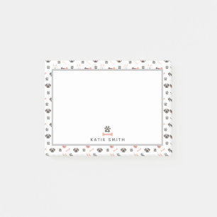 Cute Hund aveln Post-it Block