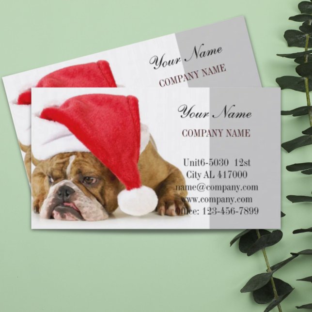 Cute hund, barnvakt, husdjursgroomer visitkort (Cute dog cat pet sitter animal sitter pet groomer business card)