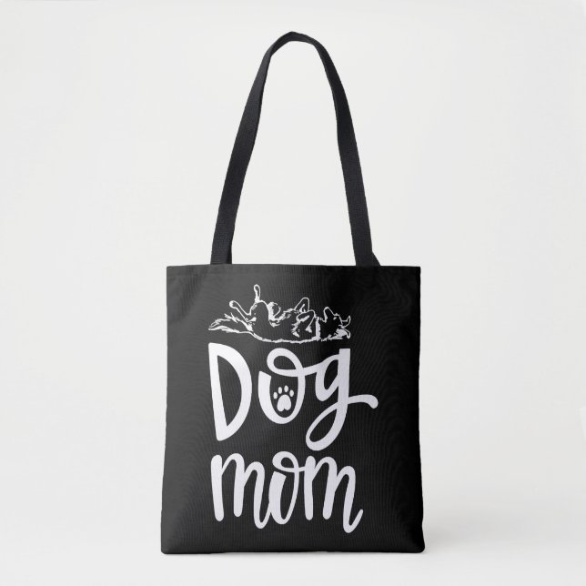Cute hund bästa hund tygkasse (Framsida)