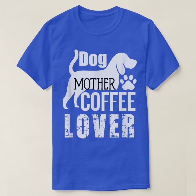 Cute hund Coffee Älskare Cute T Shirt (Design framsida)