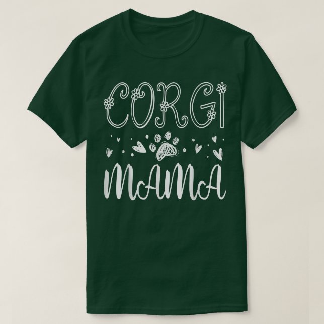 Cute Hund corgi-hundälskare T Shirt (Design framsida)