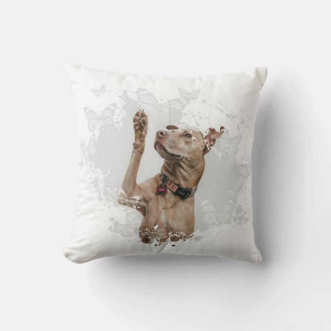 Cute Hund design Kudde (Framsida)