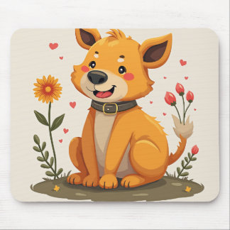 "Cute hund design musmatta." Musmatta
