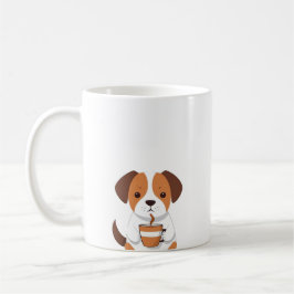 Cute Hund Drinking Mugg