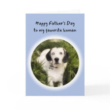 Cute Hund Du är min favoritmänniska Fars dag