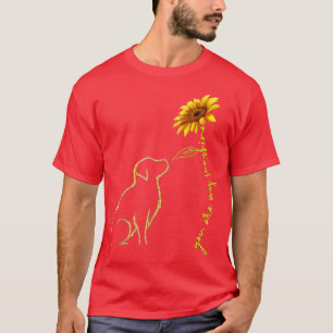 Cute Hund du är mina solskiner, gyllene regissörer T Shirt