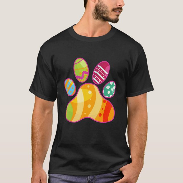 Cute Hund Eggs Glad påsk Day Småbarn Boys G. T Shirt (Framsida)