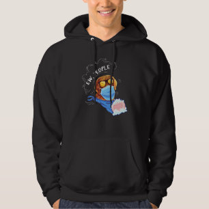 Cute Hund Ew People Hund som var en fakemask Hoodie