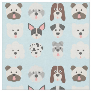 Cute Hund Fabric Tyg