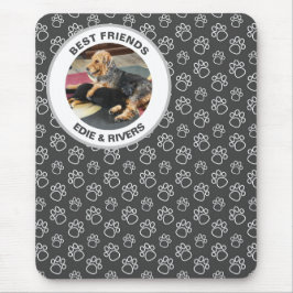 Cute Hund Foot Prages Mousepad Musmatta
