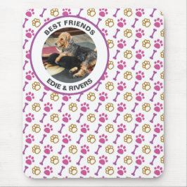 Cute Hund Foot Prages Mousepad Musmatta