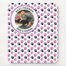Cute Hund Foot Prages Mousepad Musmatta
