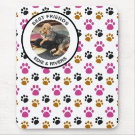 Cute Hund Foot Prages Mousepad Musmatta