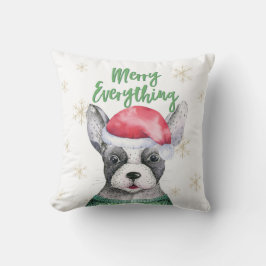 Cute Hund God Jul - allt Pillow Kudde