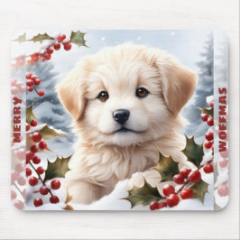 Cute Hund Golden Retriever Puppy jul Namn Musmatta