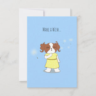 Cute Hund - gör ett önskat kort