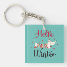 Cute Hund Hej Winter