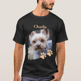 Cute hund-husdjur med skräddarsytt namn t shirt