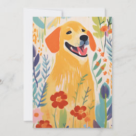 Cute Hund i en Garden