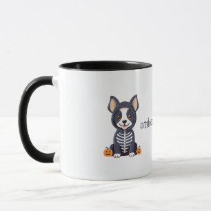 Cute Hund i Halloween Costume Mugg