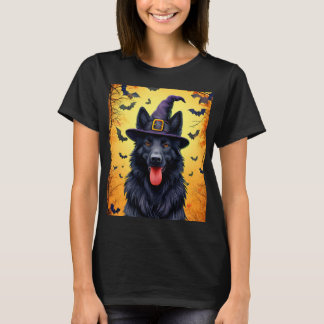 Cute Hund i Halloween-scen med pumpor T Shirt
