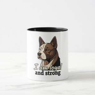 Cute Hund Illustration Personlig Djurälskare Cof Mugg