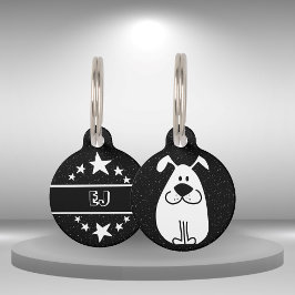 Cute Hund Illustration Roligt och enkel Pet-tillbe Djurbricka
