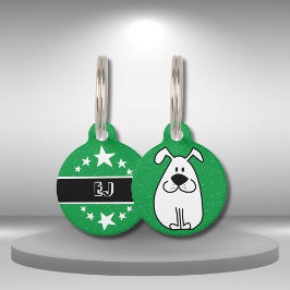 Cute Hund Illustration Roligt och enkel Pet-tillbe Djurbricka