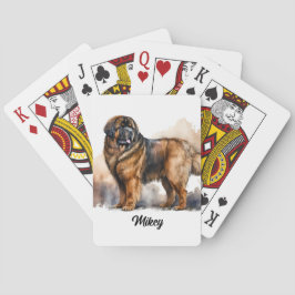 Cute Hund Illustration - Tibetan Mastiff Casinokort