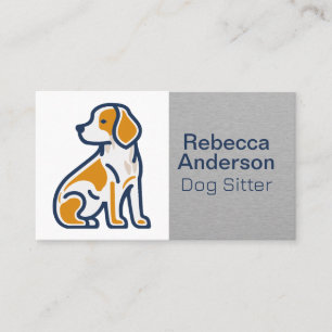 Cute Hund illustration Tidsbeställning Kort