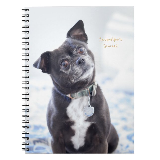 Cute Hund Journal Anteckningsbok (Framsidan)