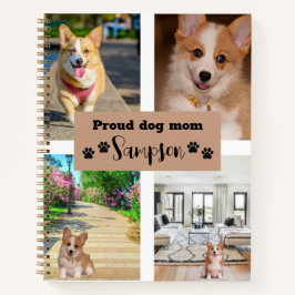 Cute Hund Mamma Anpassningsbar Photo Journal