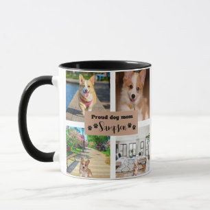 Cute Hund Mamma Anpassningsbar Photo Mugg