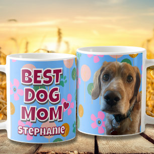 Cute Hund, Mamma, födelsedagsgift, Tass avtryck Fr Kaffemugg