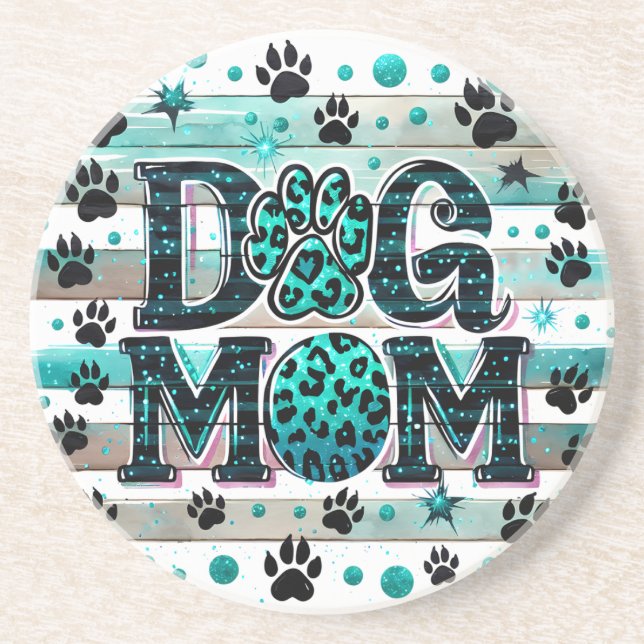 Cute Hund Mamma Underlägg (Framsidan)