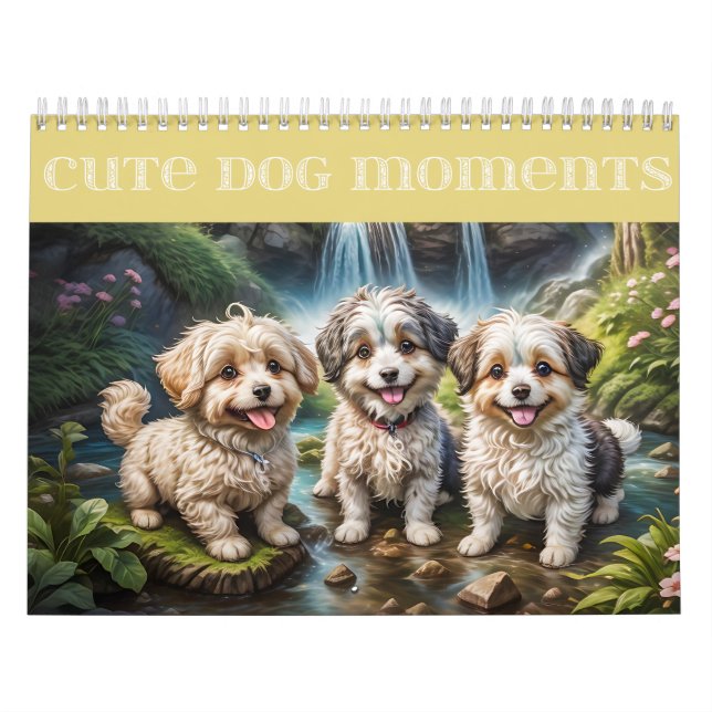 Cute hund-moment kalender (Omslag)