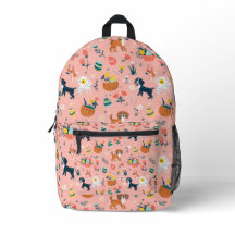 Cute Hund Mönster på Rosa