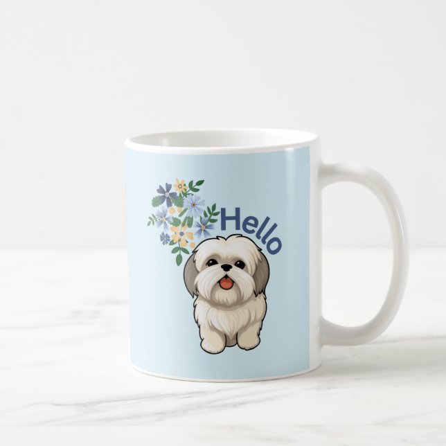 Cute Hund Mugg (Höger)