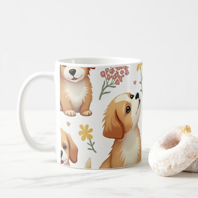Cute hund mugg (Med munk)