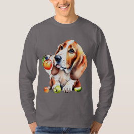 Cute hund och frukter t shirt