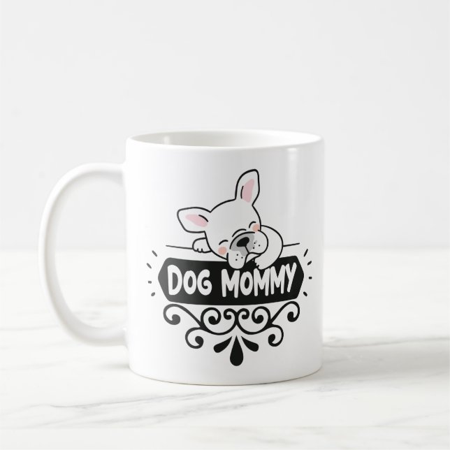 Cute Hund pet djur älskare Kaffemugg (Vänster)