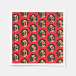 Cute Hund Photo Modern Pappersservett