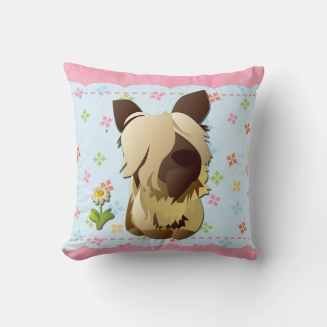 Cute Hund Pillow Kudde (Framsida)