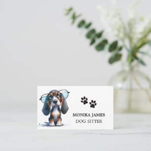 Cute Hund-plats Visitkort
