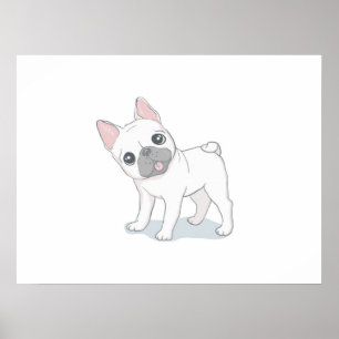 Cute Hund Puppy Bidrag för Hundälskare Poster