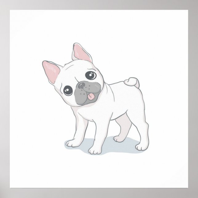 Cute Hund Puppy | Bidrag för Hundälskare Poster (Framsidan)